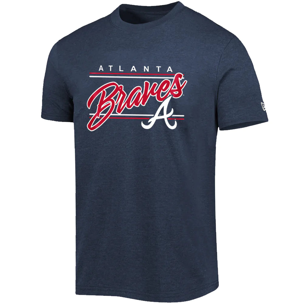 Atlanta Braves Script Block MLB T-Shirt