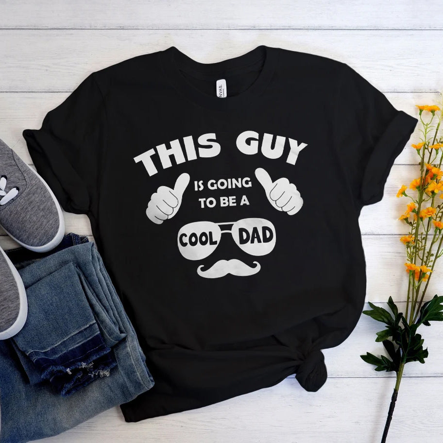 Gift For Expecting Dad - Cool Dad - T shirt - Qttrendycustom