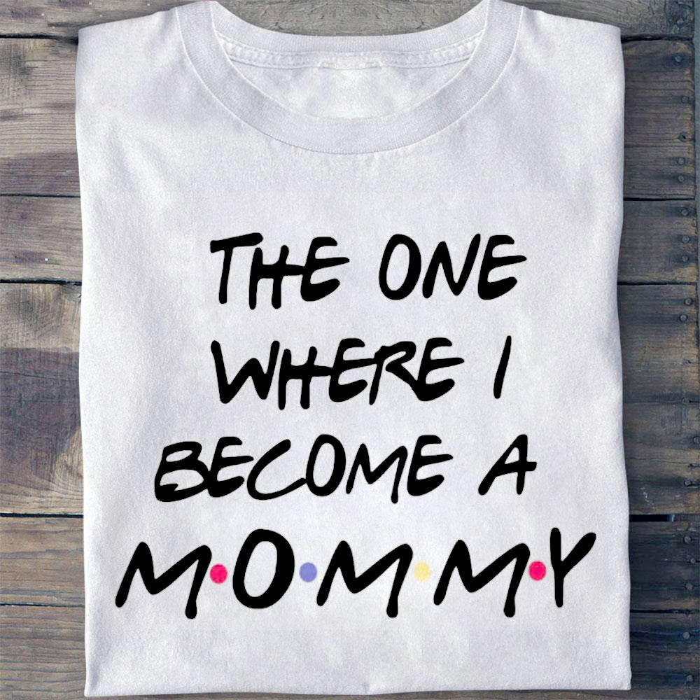 Creative Ideas For Mom- Cute Family - Friends Pregnancy Announcement Ladies T-Shirt- Qttrendycustom