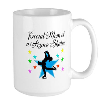 Creative Ideas For Mother's Day - Proud Mom Of A Figure Skater - Mug - Qttrendycustom