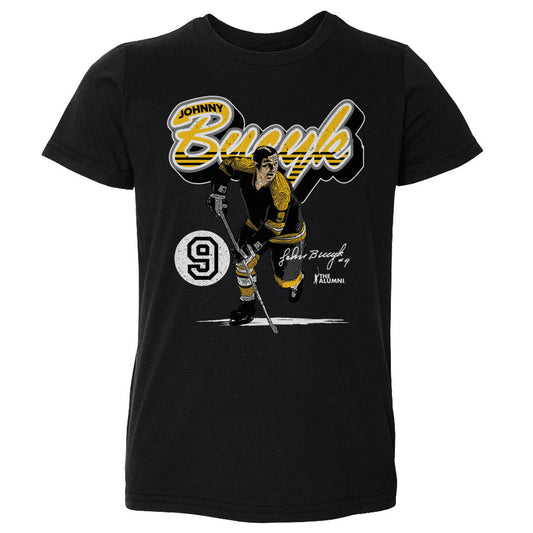 Johnny Bucyk Boston Retro Script