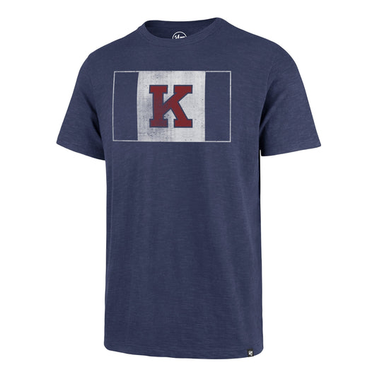 KANSAS JAYHAWKS VINTAGE GRIT  SCRUM TEE