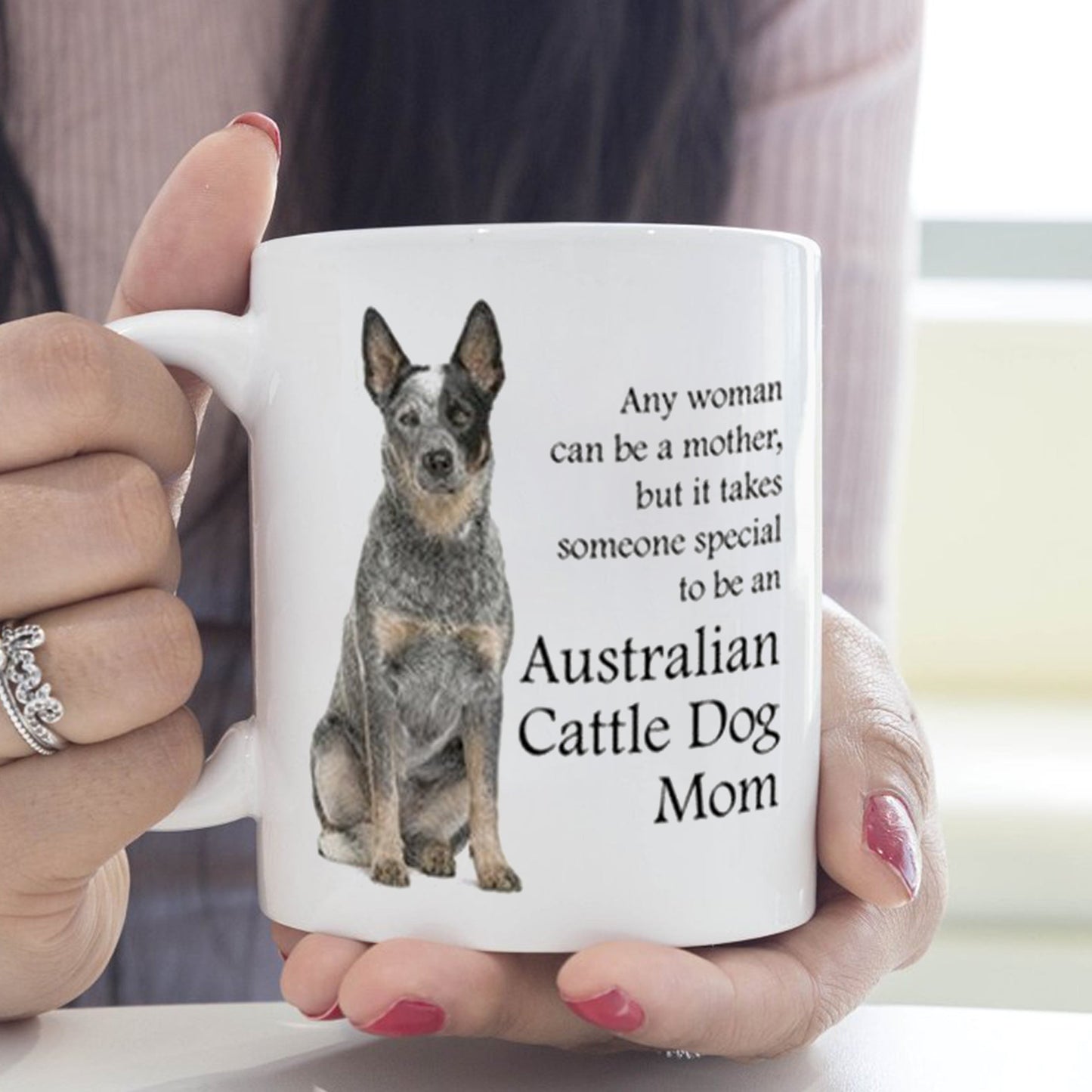 Creative Ideas For Mother's Day - Australian Cattle Dog Mom - Mug - Qttrendycustom