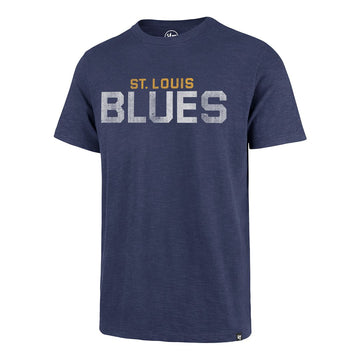 ST. LOUIS BLUES GRIT WORDMARK  SCRUM TEE