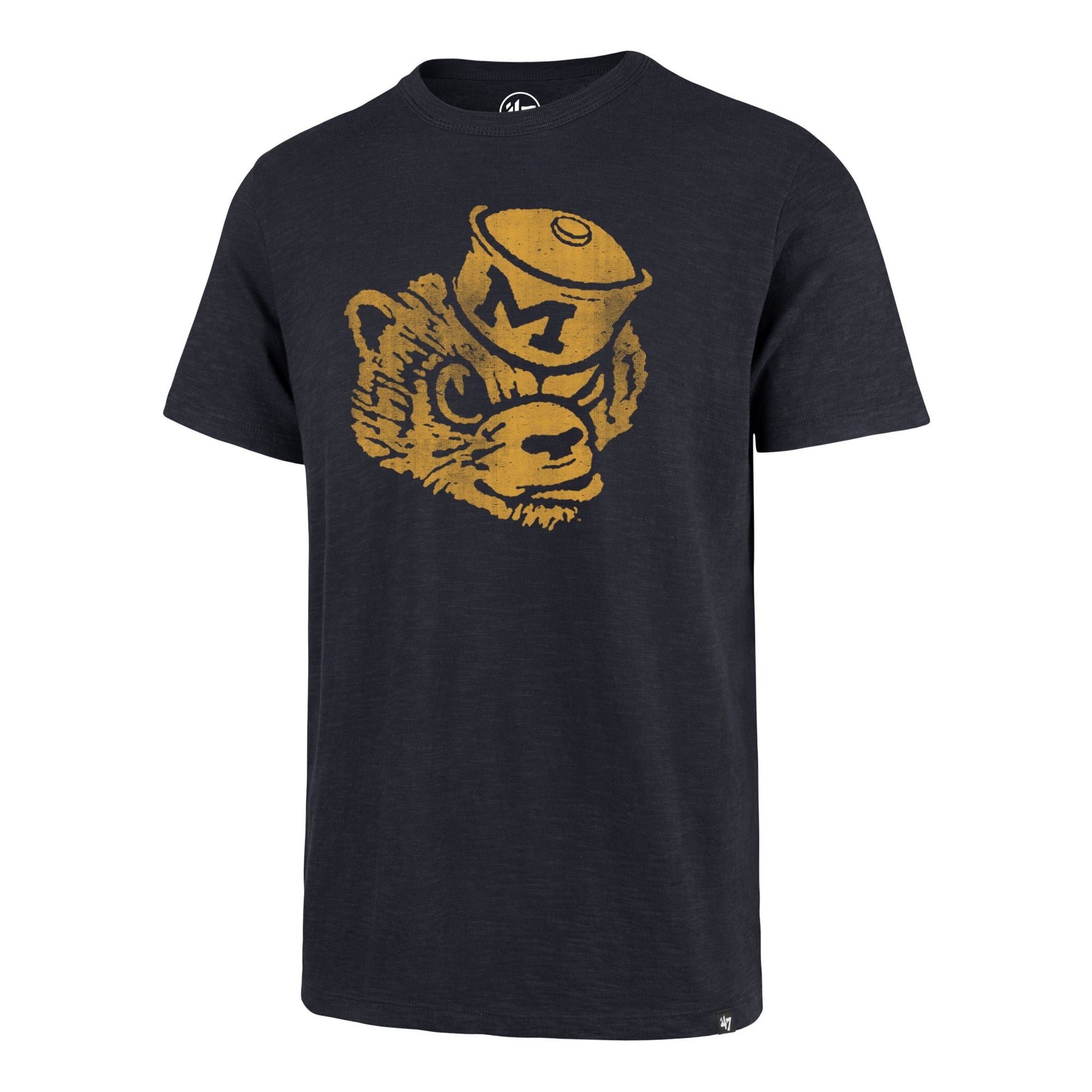 MICHIGAN WOLVERINES VINTAGE GRIT  SCRUM TEE