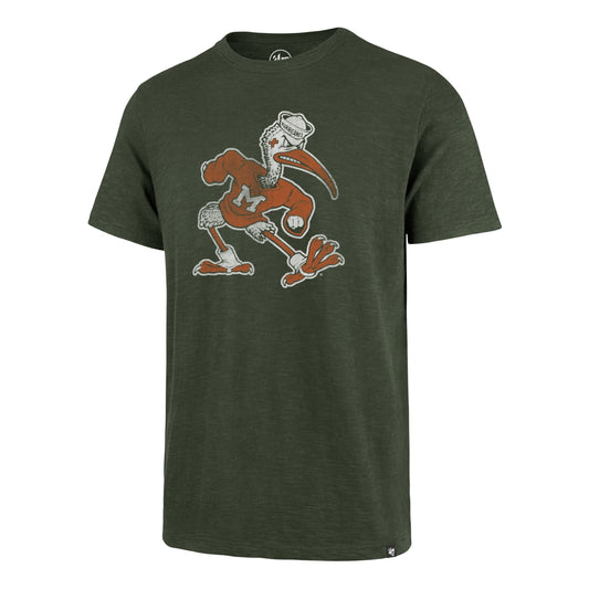 MIAMI HURRICANES VINTAGE GRIT  SCRUM TEE