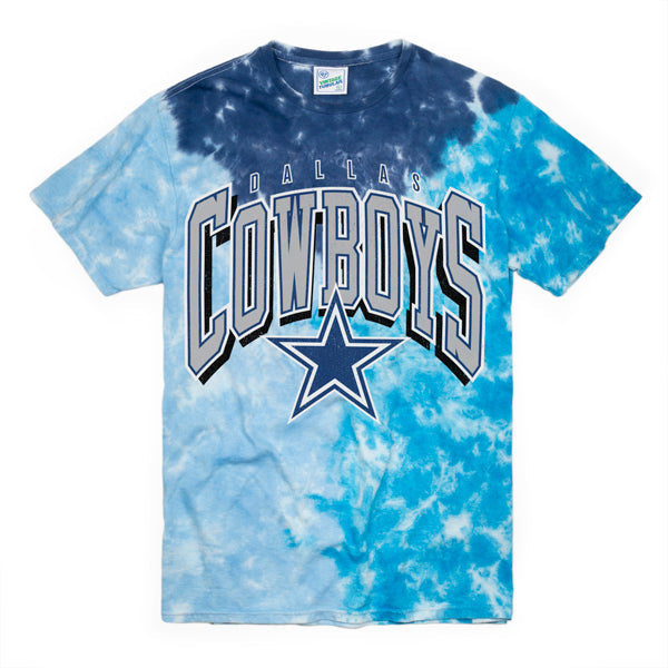 DALLAS COWBOYS TRI DYE  VINTAGE TUBULAR TEE