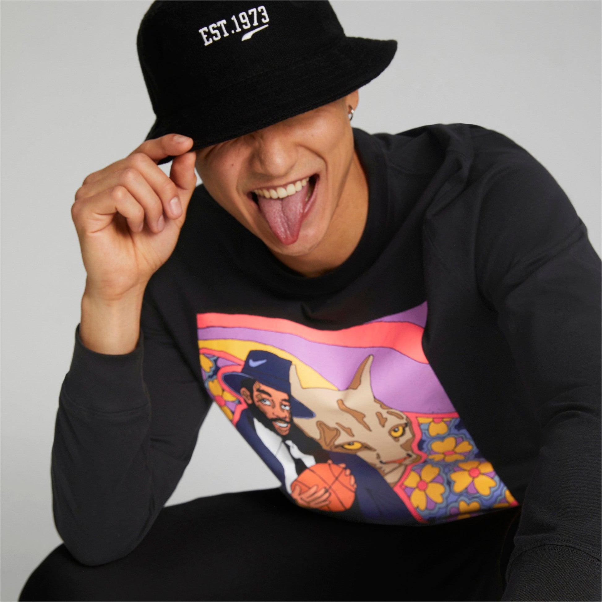 Run it Back Puma Long Sleeve T-Shirt