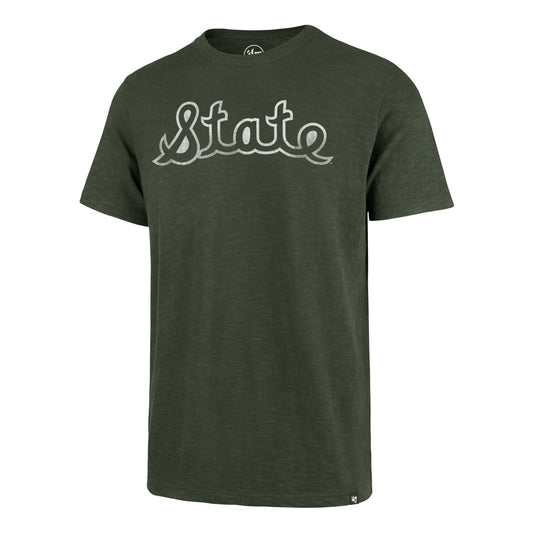 MICHIGAN STATE SPARTANS VINTAGE GRIT  SCRUM TEE