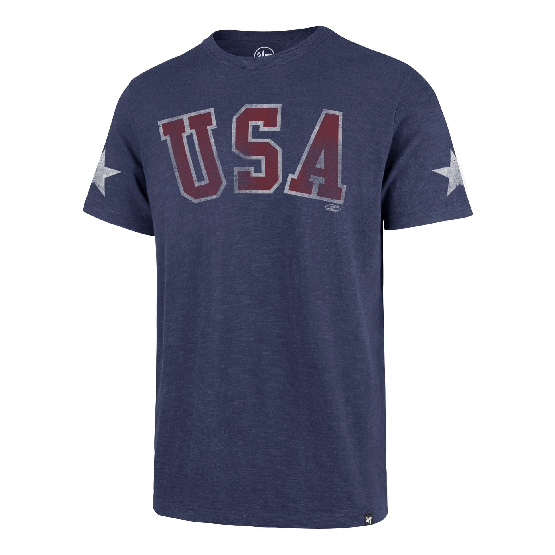 USA HOCKEY MIRACLE ON ICE VICTORY RUN  SCRUM TEE