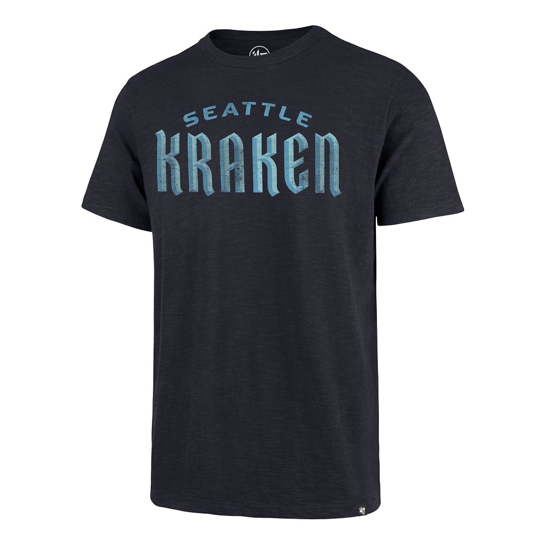 SEATTLE KRAKEN GRIT WORDMARK  SCRUM TEE