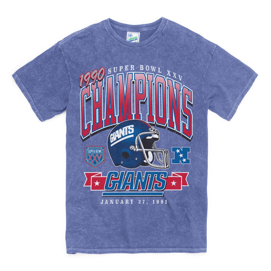 NEW YORK GIANTS SB GRIDIRON ROCKER  VINTAGE TUBULAR TEE