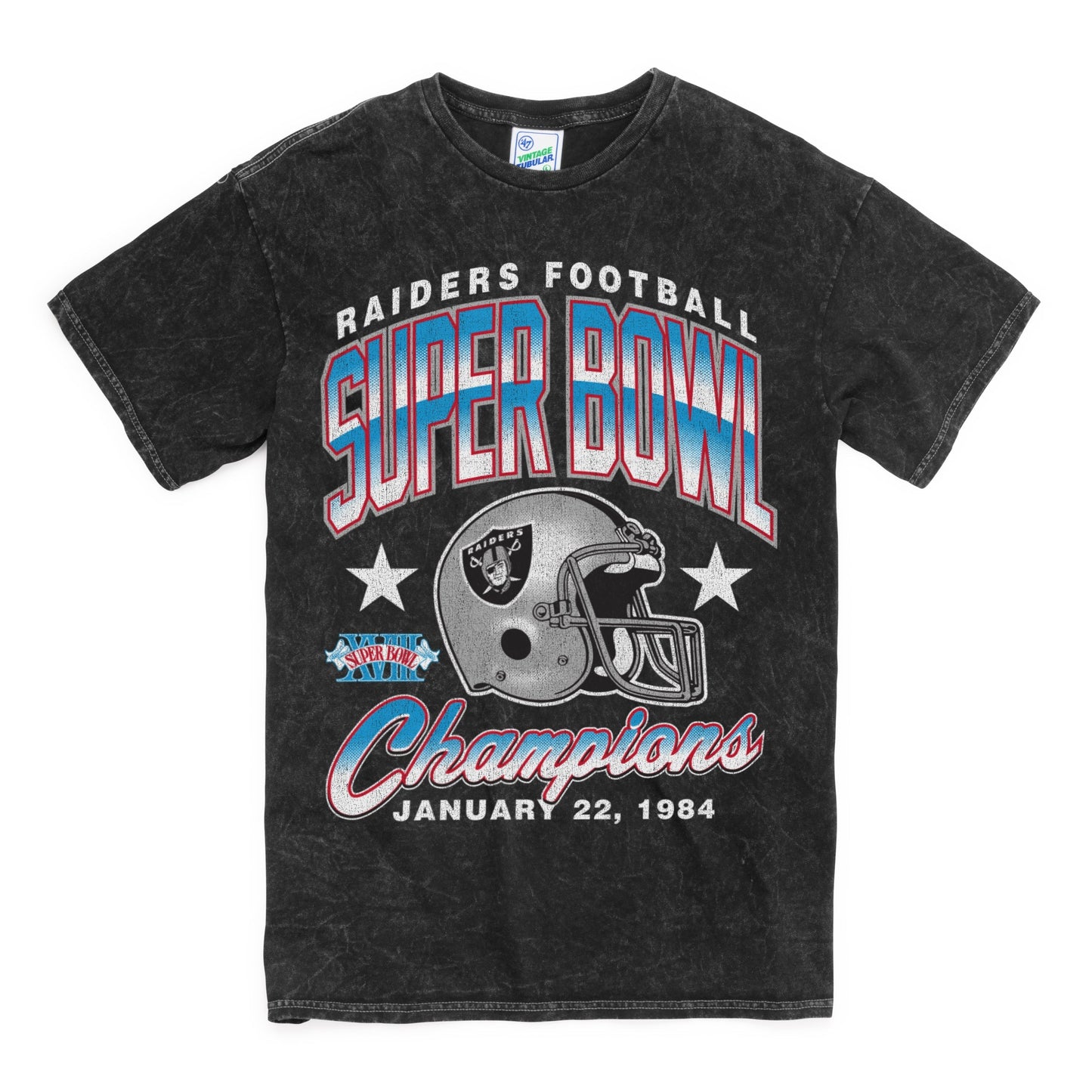 LAS VEGAS RAIDERS SB GRIDIRON ROCKER  VINTAGE TUBULAR TEE