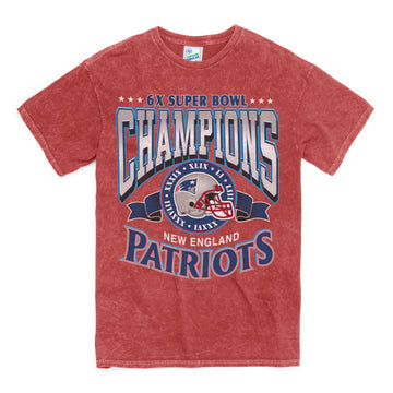 NEW ENGLAND PATRIOTS SB GRIDIRON ROCKER  VINTAGE TUBULAR TEE