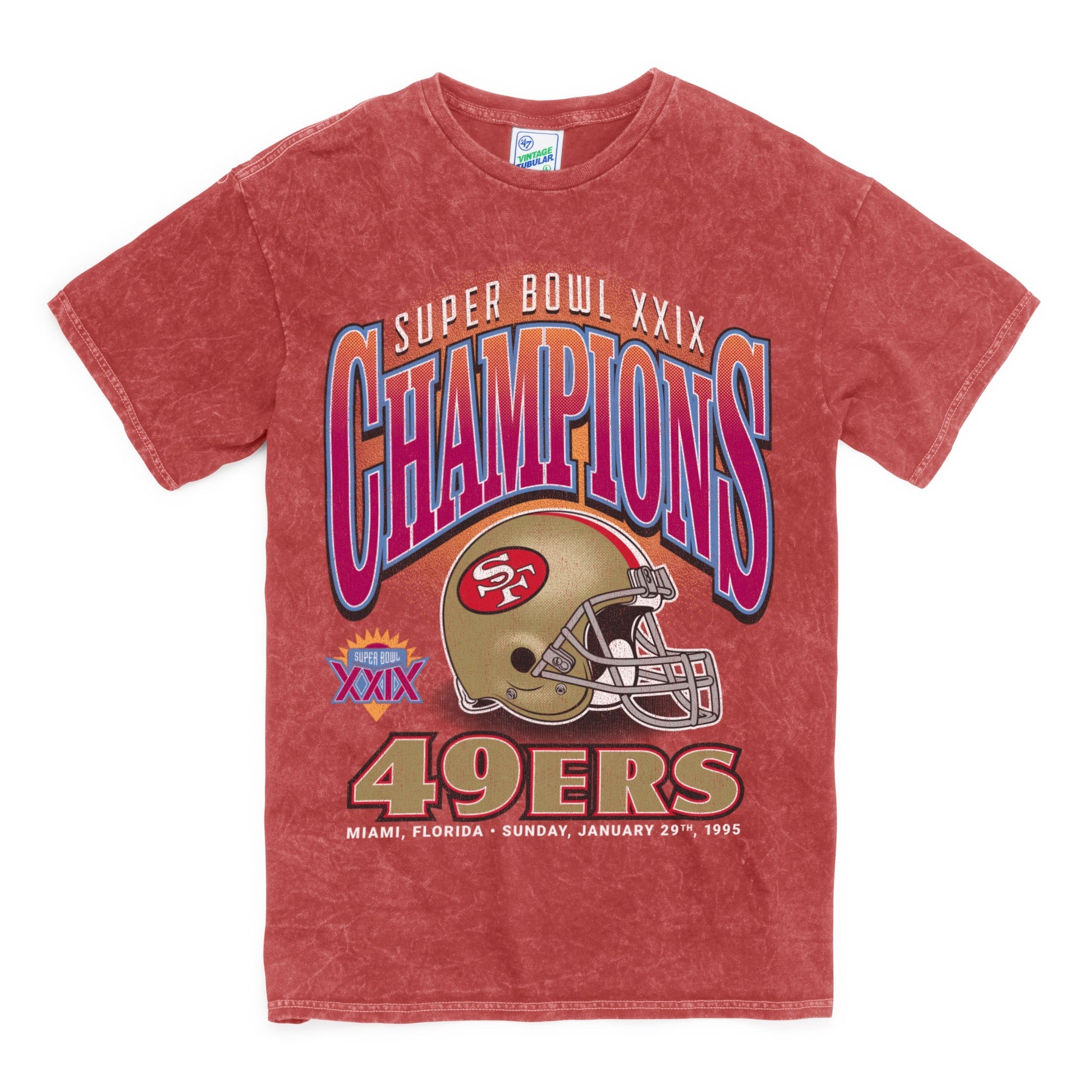 SAN FRANCISCO 49ERS SB GRIDIRO ROCKER  VINTAGE TAGE TUBULAR TEE