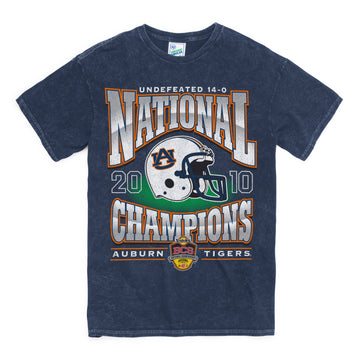 AUBURN TIGERS 2010 NATIONAL CHAMPS ROCKER  VINTAGE TUBULAR TEE