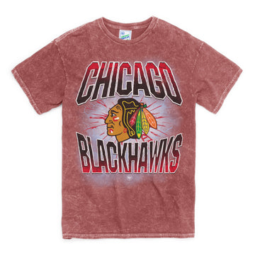 CHICAGO BLACKHAWKS BOTTLE ROCKET  VINTAGE TUBULAR TEE