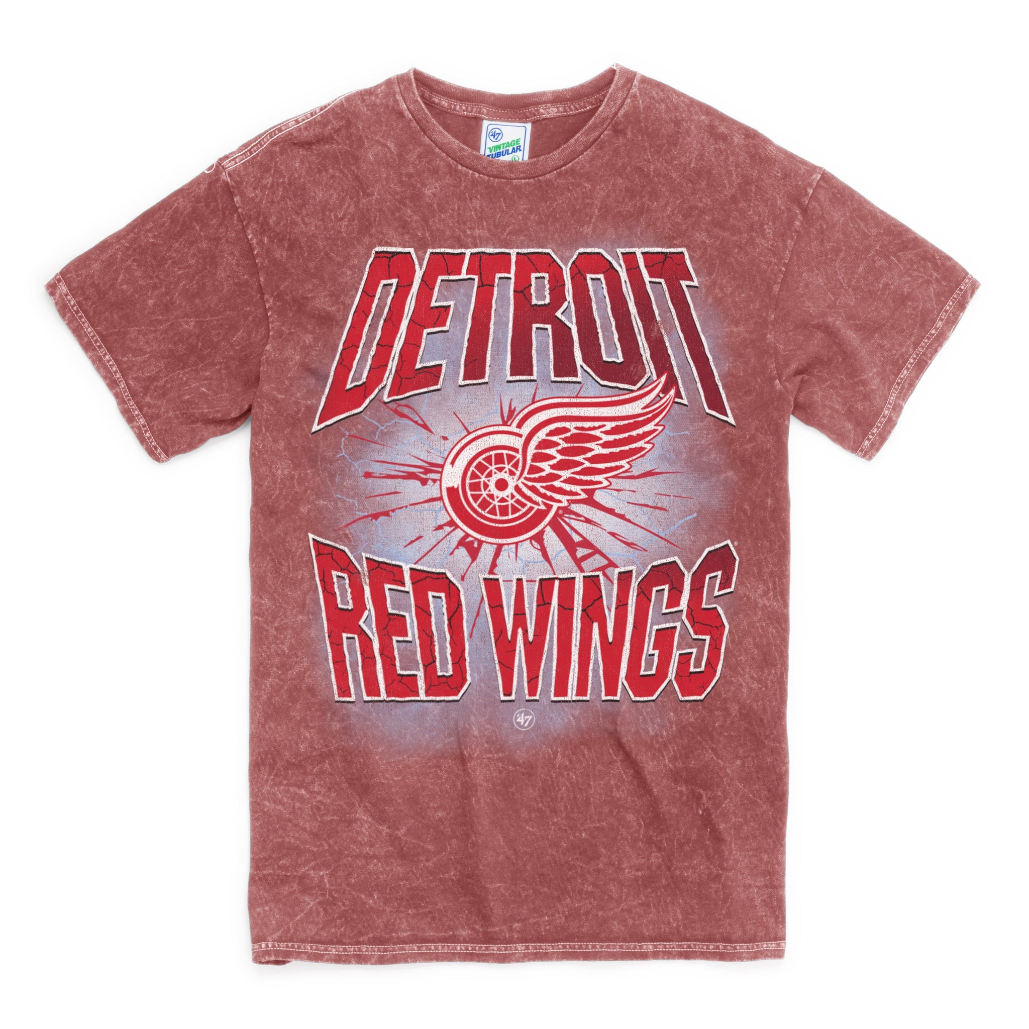 DETROIT RED WINGS BOTTLE ROCKET  VINTAGE TUBULAR TEE