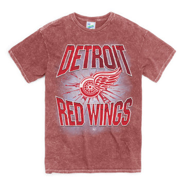 DETROIT RED WINGS BOTTLE ROCKET  VINTAGE TUBULAR TEE