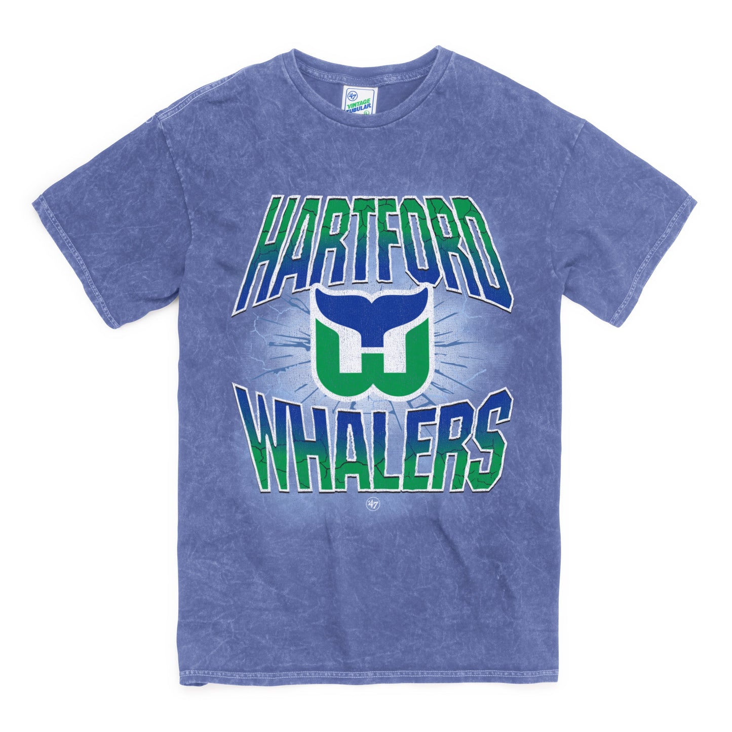 HARTFORD WHALERS VINTAGE BOTTLE ROCKET  VINTAGE TUBULAR TEE