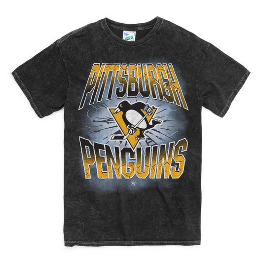 PITTSBURGH PENGUINS BOTTLE ROCKET  VINTAGE TUBULAR TEE