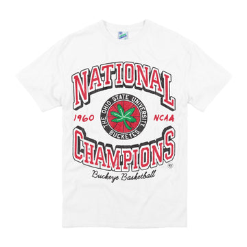 OHIO STATE BUCKEYES 1960 CHAMPS  VINTAGE TUBULAR TEE