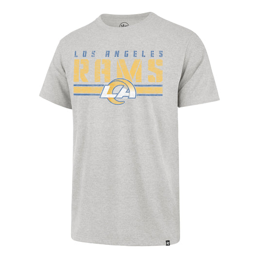 LOS ANGELES RAMS STRIPE THRU  FRANKLIN TEE