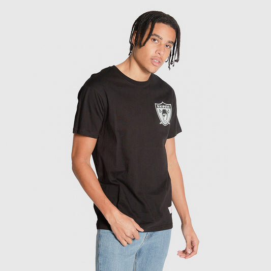 Las Vegas Raiders Retro Repeat Logo NFL T-Shirt