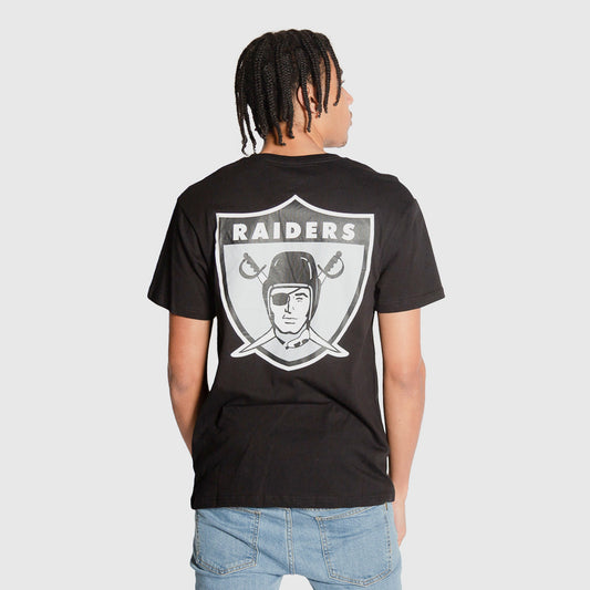 Las Vegas Raiders Retro Repeat Logo NFL T-Shirt