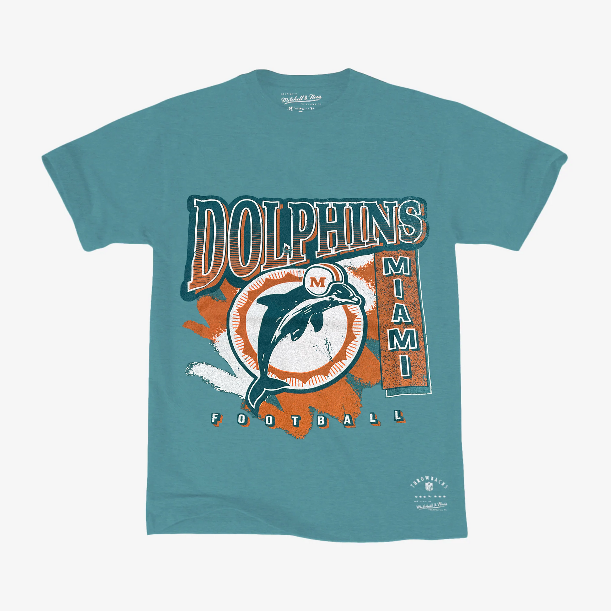 Miami Dolphins Vintage Brush Off NFL T-Shirt