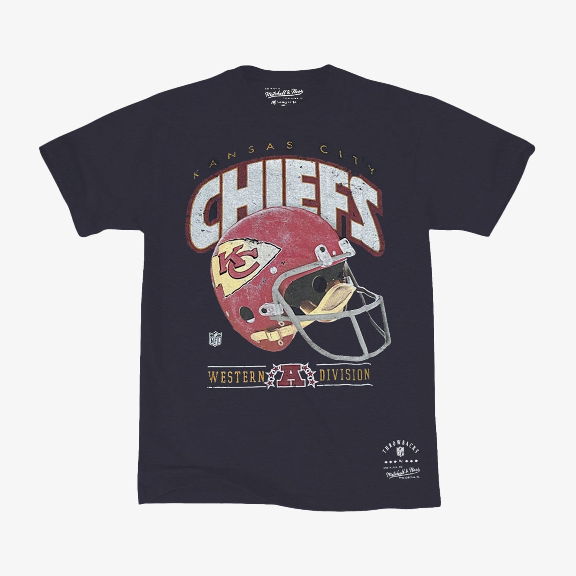 Kansas City Chiefs Vintage Helmet NFL T-Shirt