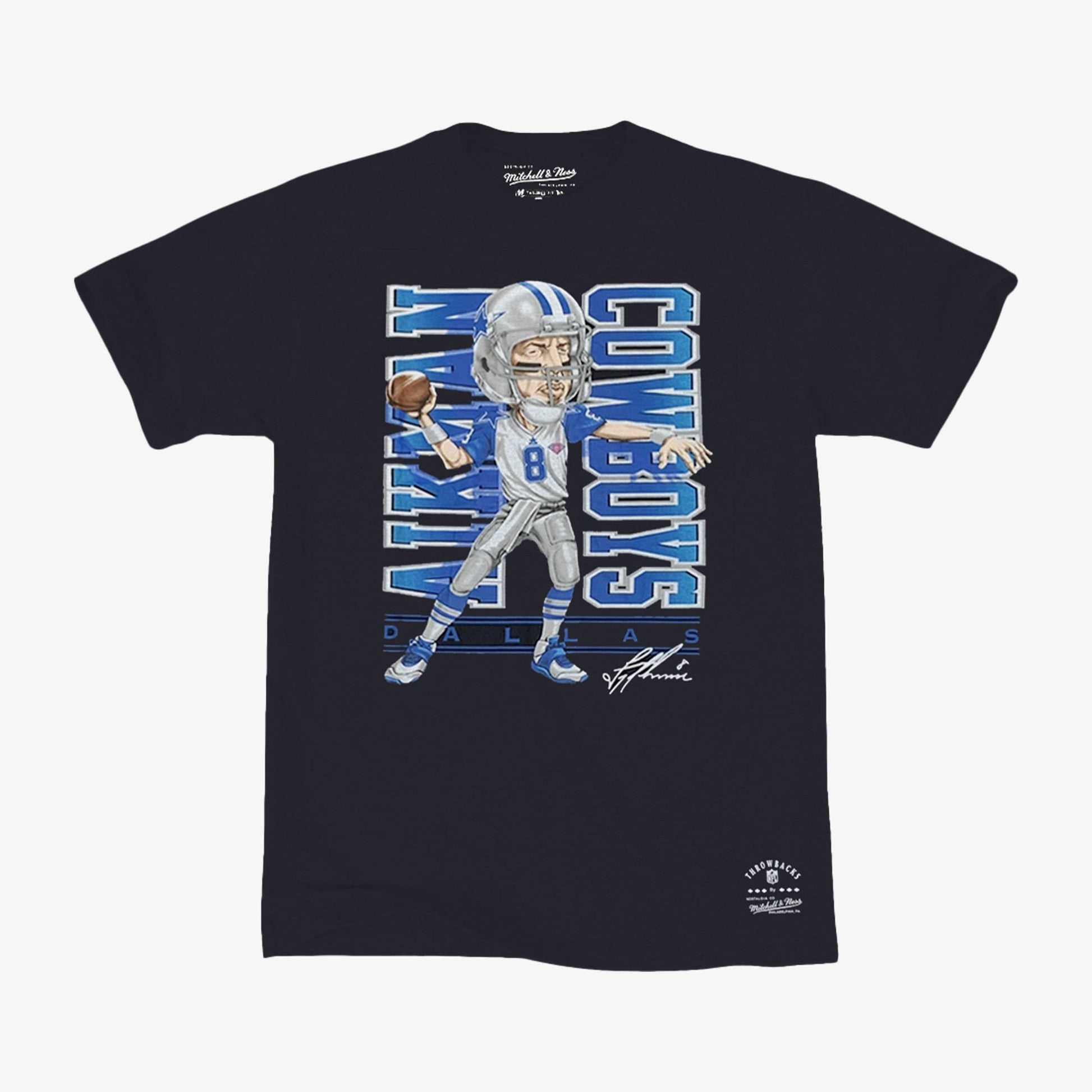 Troy Aikman Dallas Cowboys Vintage Caricature NFL T-Shirt