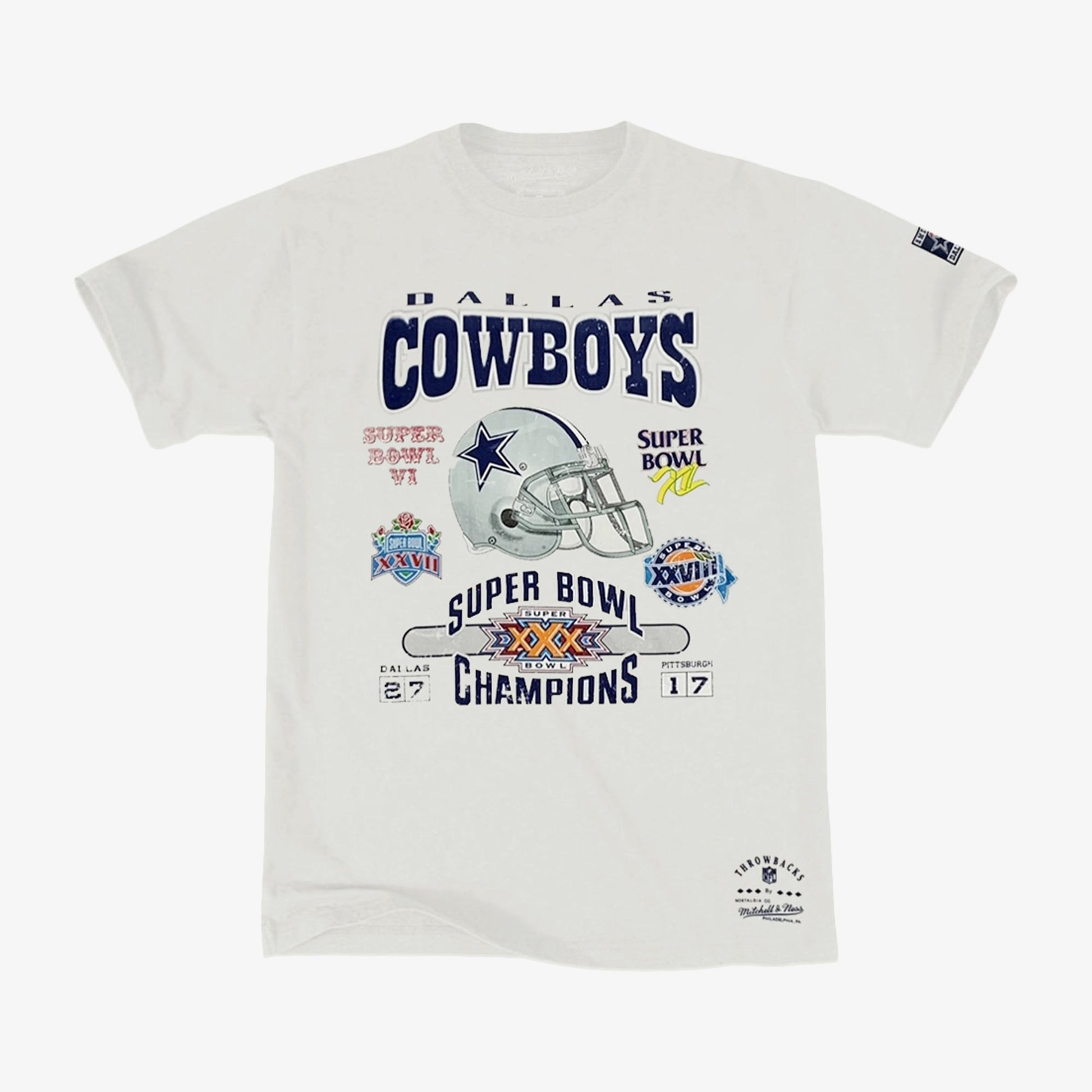 Dallas Cowboys Vintage 5-Time Superbowl Champ NFL T-Shirt