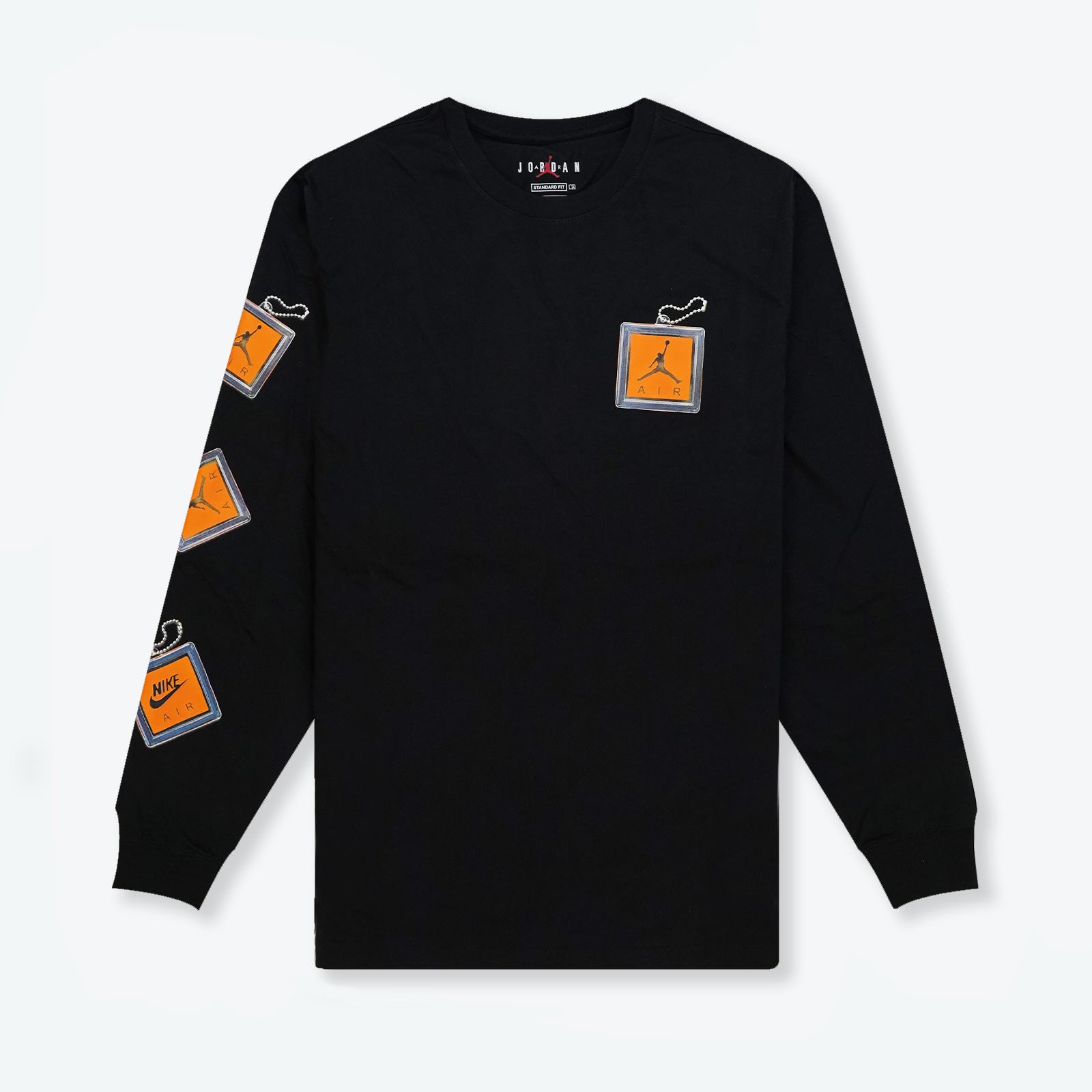 Jordan Keychain Long Sleeve T-Shirt - Black