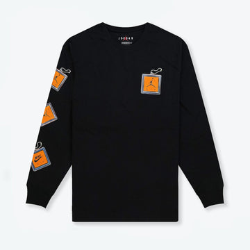 Jordan Keychain Long Sleeve T-Shirt - Black