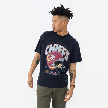 Kansas City Chiefs Vintage Helmet NFL T-Shirt