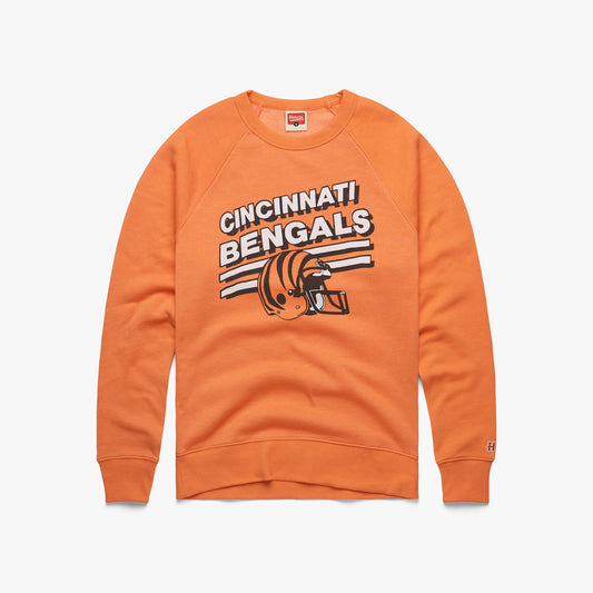 Cincinnati Bengals Stripes Crewneck