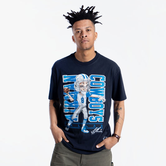 Troy Aikman Dallas Cowboys Vintage Caricature NFL T-Shirt