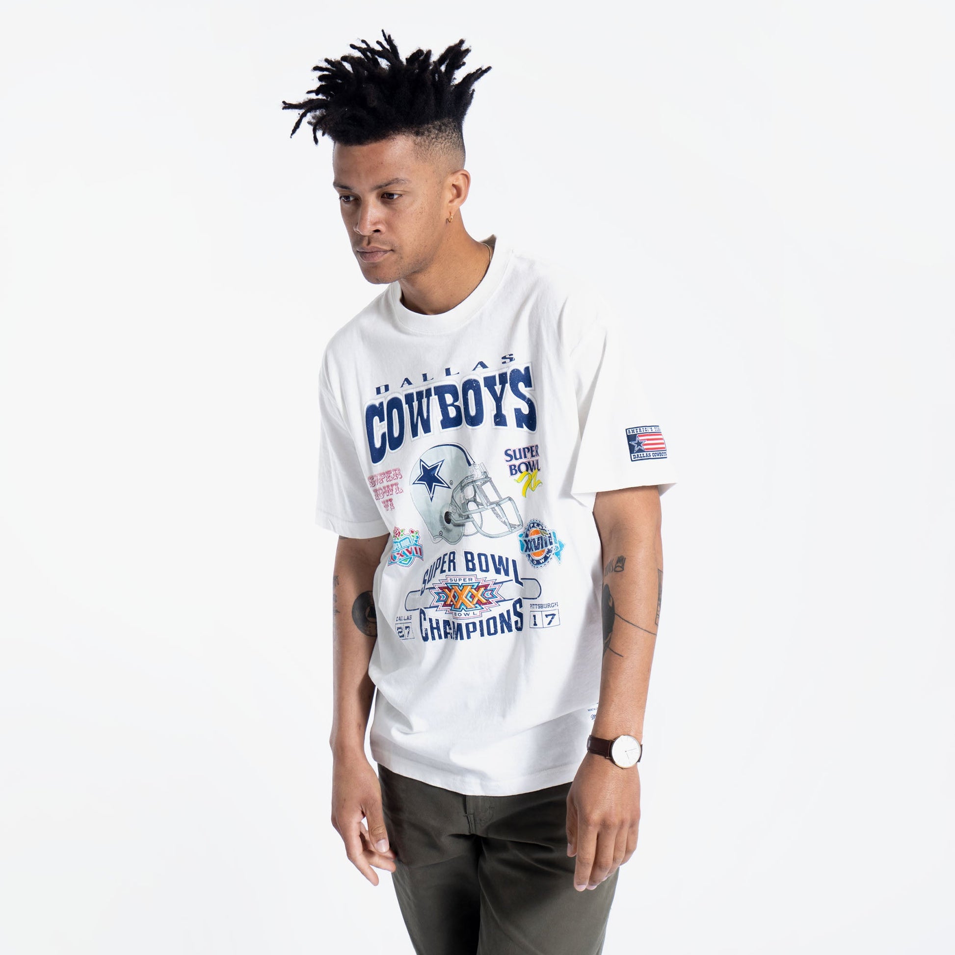 Dallas Cowboys Vintage 5-Time Superbowl Champ NFL T-Shirt