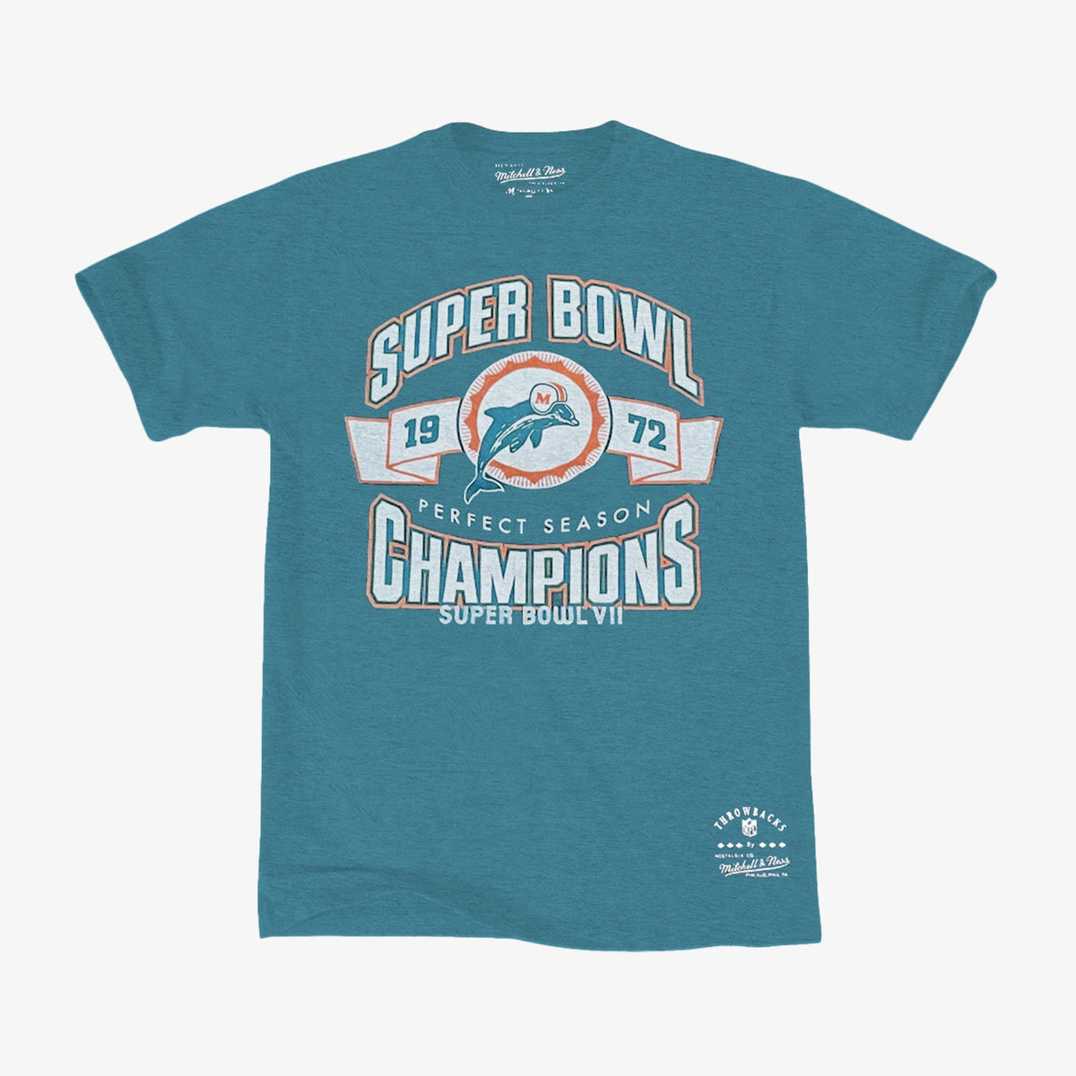 Miami Dolphins Vintage Perfect Season NFL T-Shirt/Unisex Tee/3XL