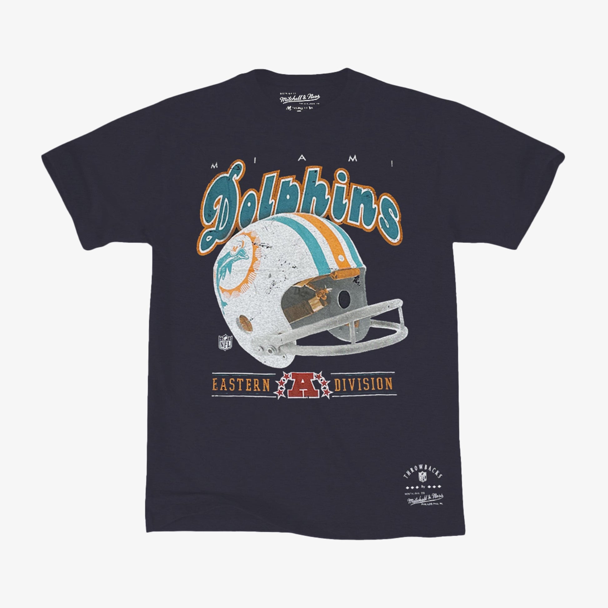 Miami Dolphins Vintage Helmet NFL T-Shirt