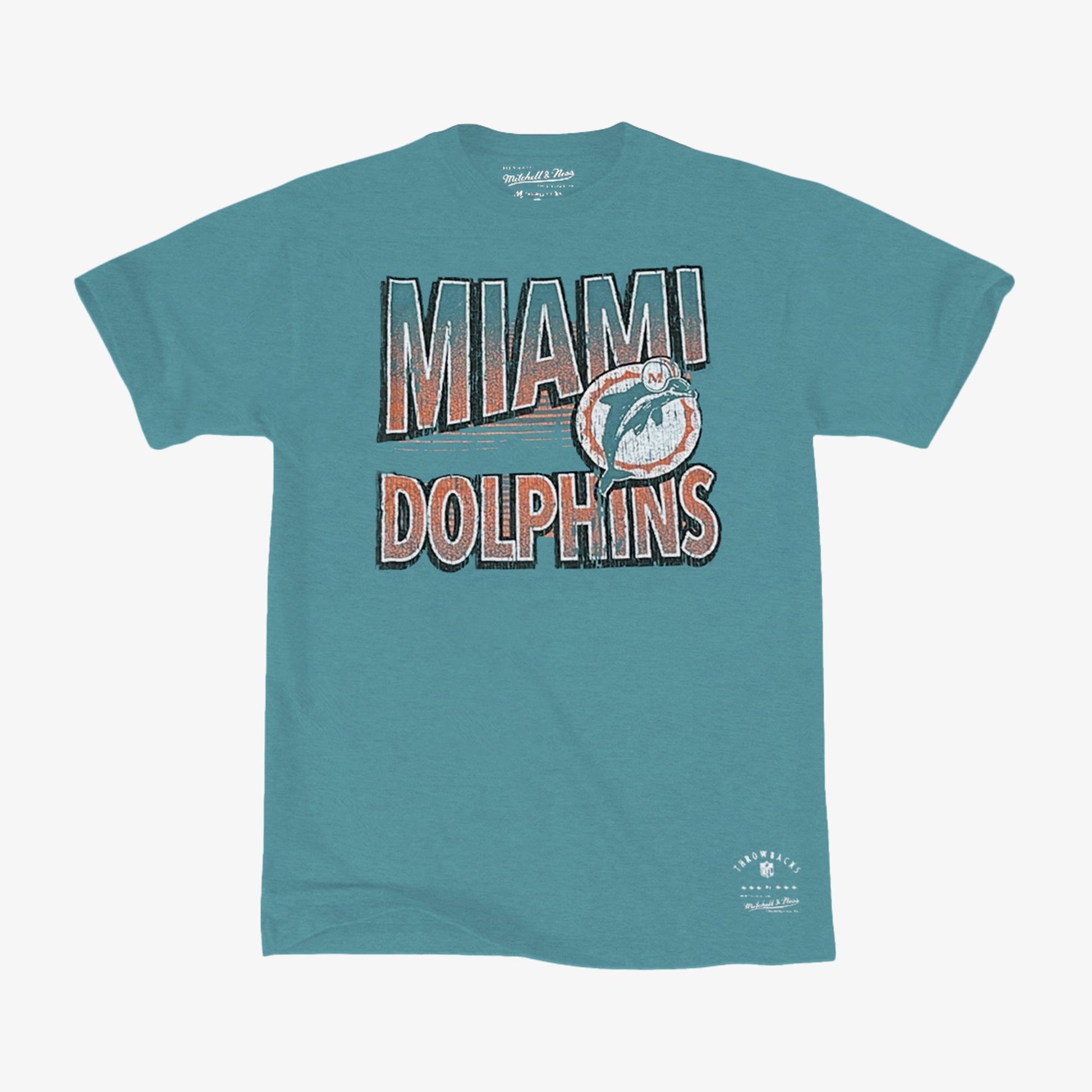 Miami Dolphins Vintage Incline Stack NFL T-Shirt