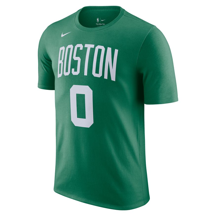 Jayson Tatum Boston Celtics Name & Number Icon Edition NBA T-Shirt - Moon  Best Print