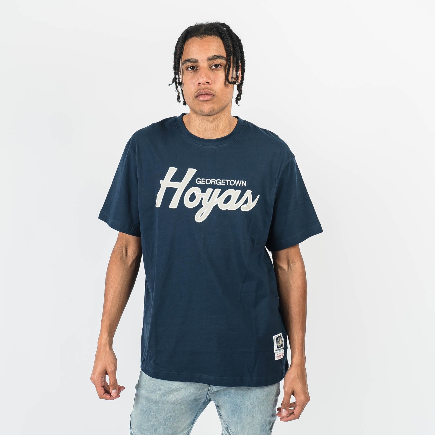 Allen Iverson Georgetown Hoyas Script Logo NCAA T-Shirt