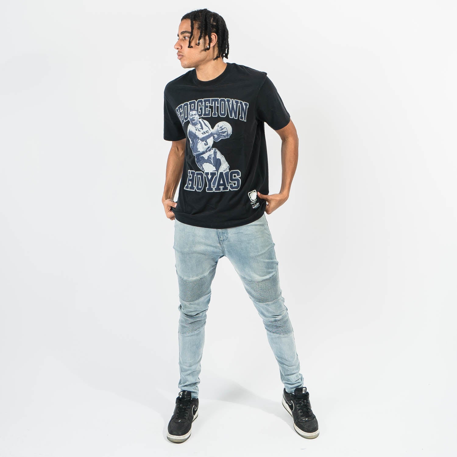 Allen Iverson Georgetown Vintage Hoyas NCAA T-Shirt