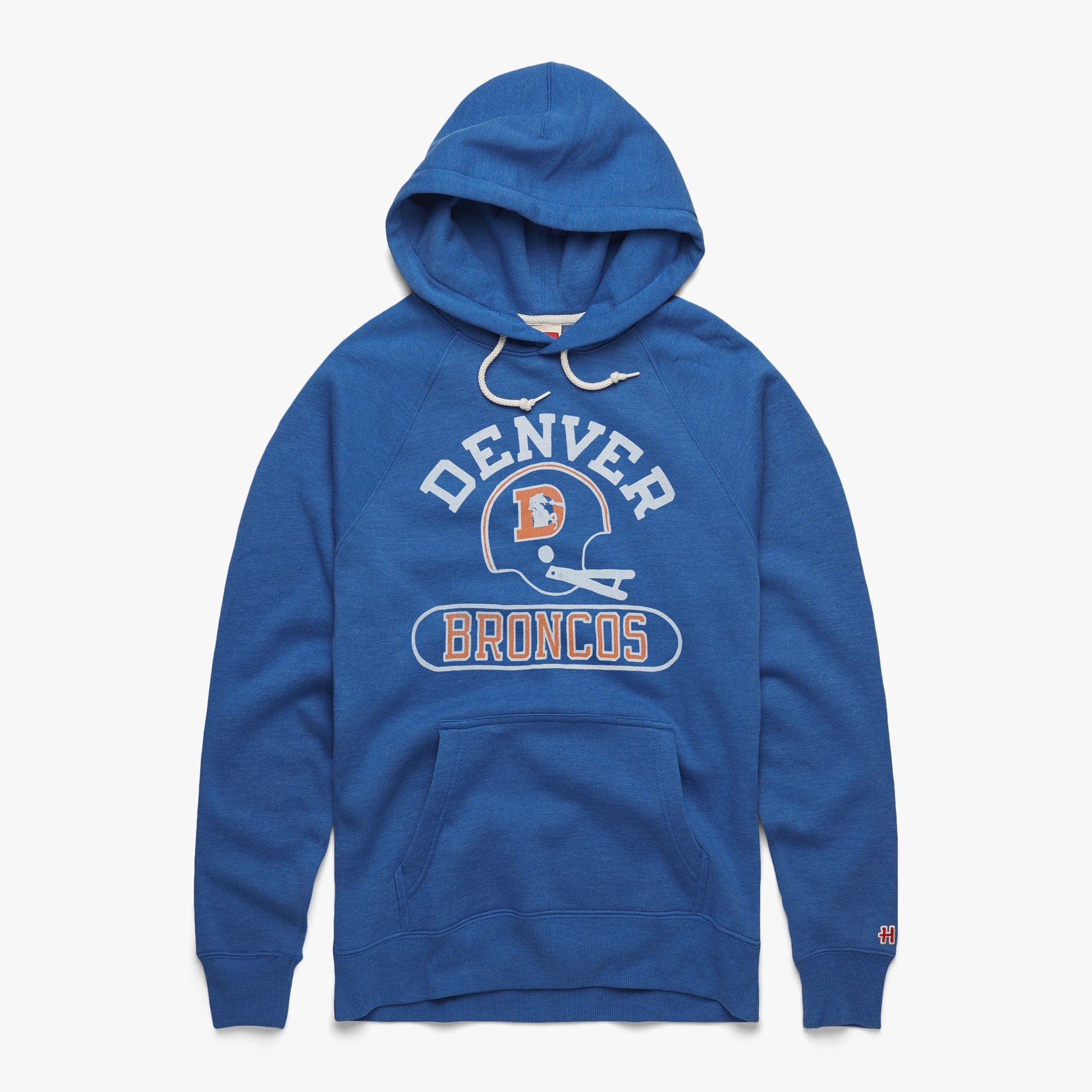 Denver Broncos Throwback Helmet Hoodie