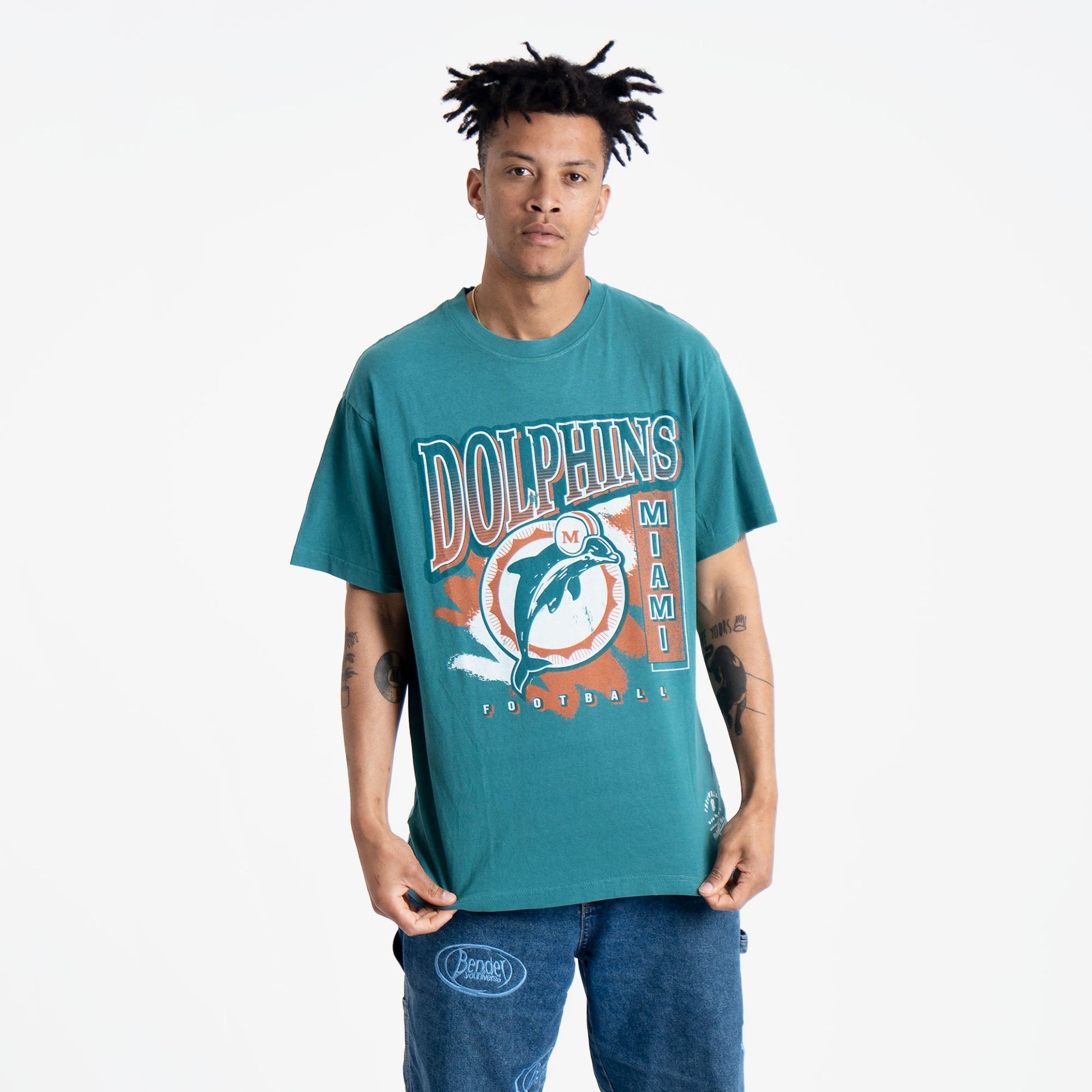 Miami Dolphins Vintage Brush Off NFL T-Shirt