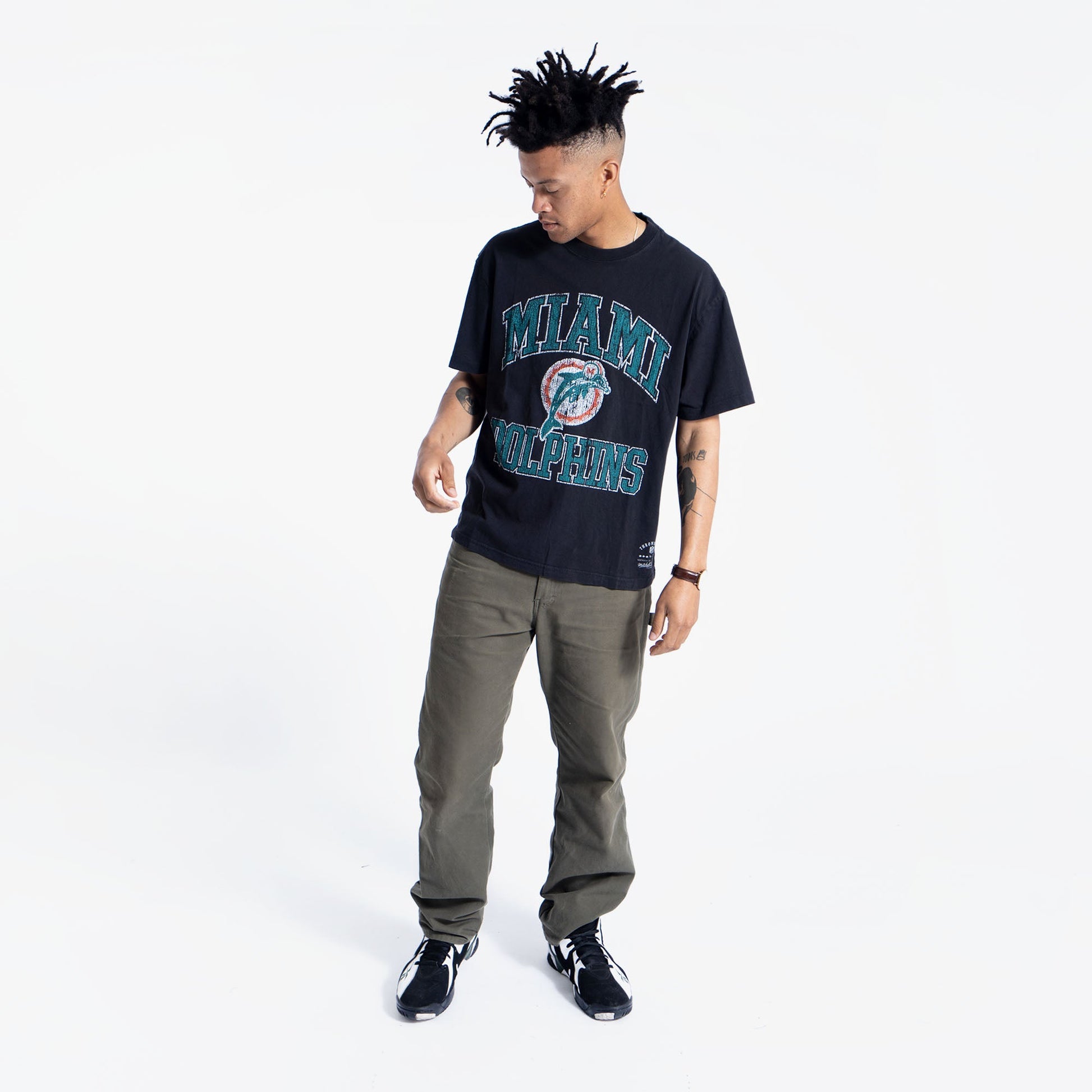 Miami Dolphins Vintage Ivy Arch NFL T-Shirt