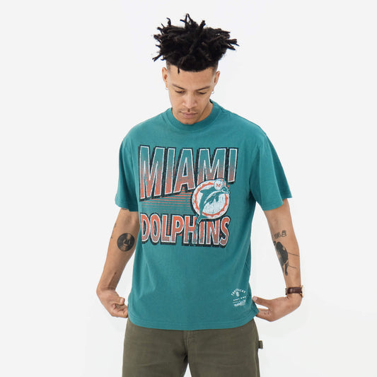 Miami Dolphins Vintage Incline Stack NFL T-Shirt