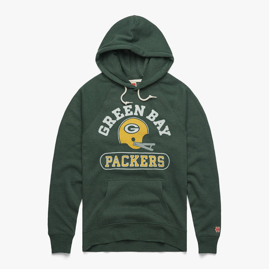 Green Bay Packers Throwback Helmet Hoodie